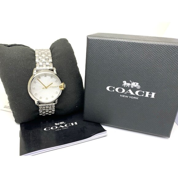 Coach Women\'s Watch 14503818 Arden Quartz Gemmed Silver Stainless Steel 32mm main image 12